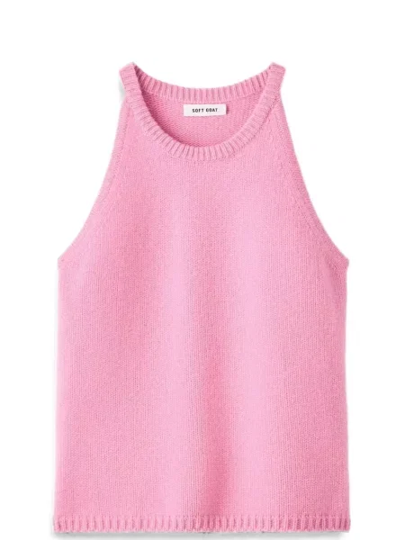 Top Soft Goat tricotate roz