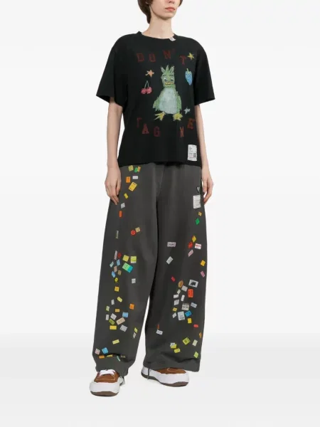 Tricou Maison Mihara Yasuhiro cu imagine negru