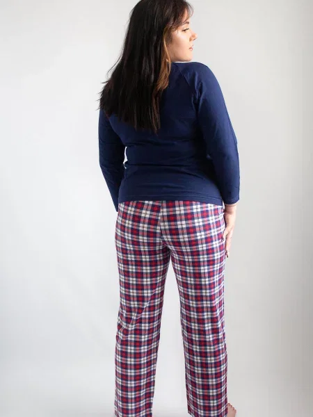 Женская пижама с клетчатыми штанами Pajamas BIANKA