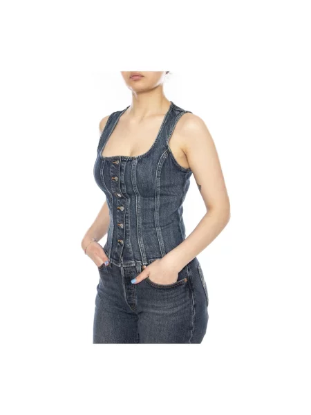 Top Levi's niebieski