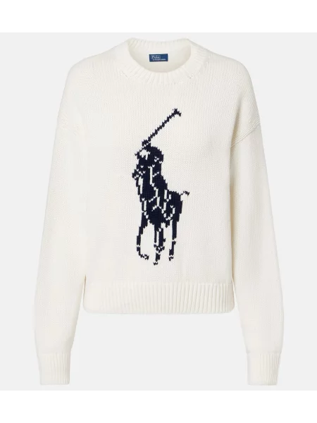 Polo Ralph Lauren Pulover bleumarin alb