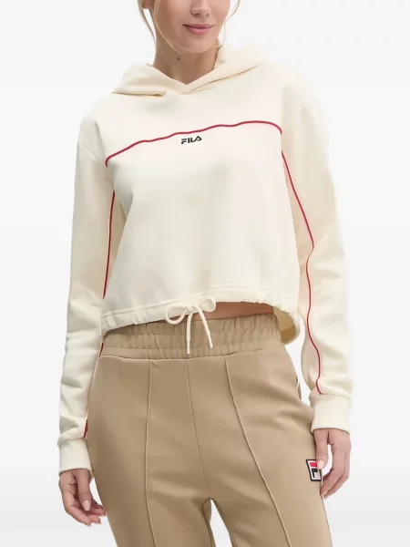 Haftowana bluza z kapturem Fila ze sznurkiem