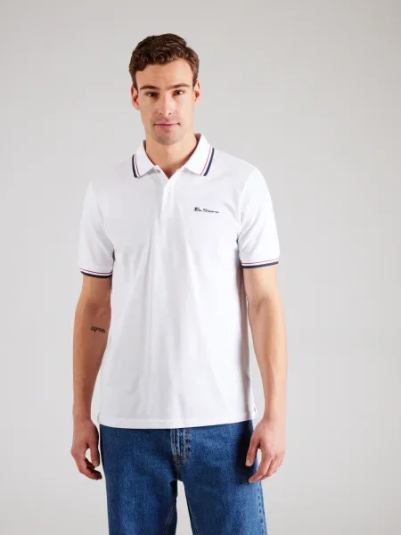 Ben Sherman Majica marine / rdeča bela