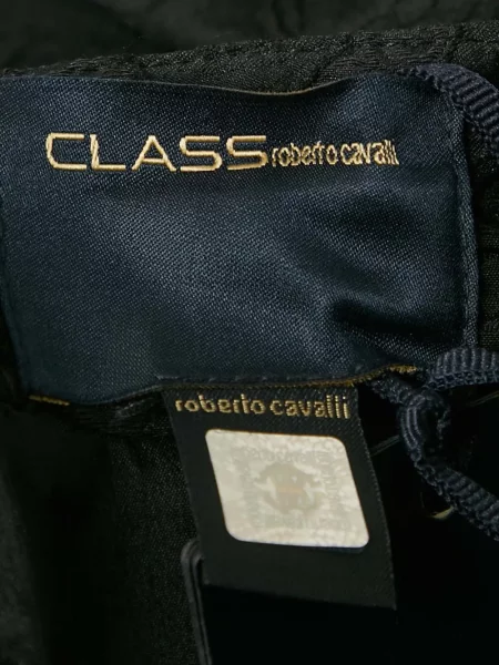 Fustă tip creion Cavalli Class din jacard negru