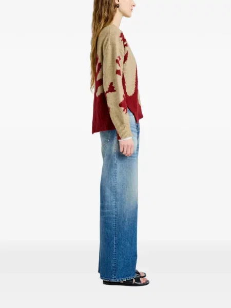 Gėlėtas megztinis Proenza Schouler White Label balta