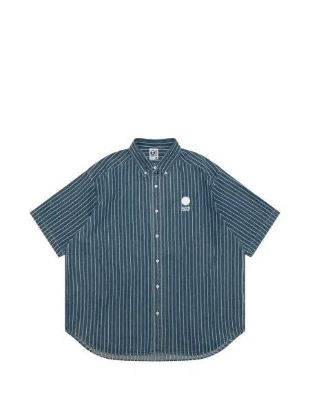 Cămașă cu dungi Aape By A Bathing Ape cu dungi albastru