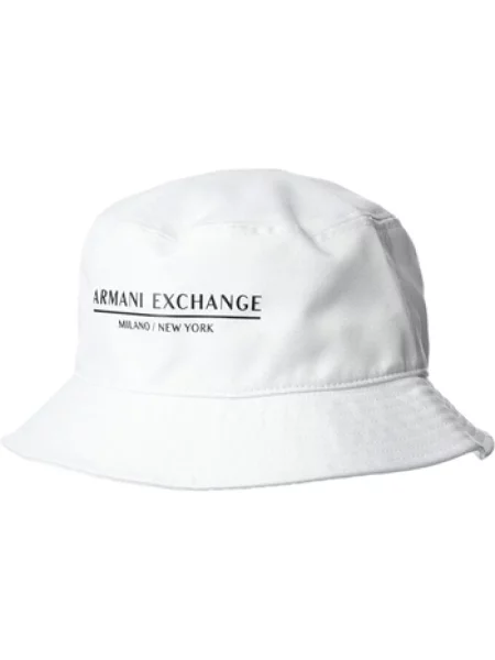 Kapelusz Armani Exchange biały