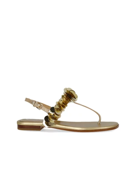 Stringi Michael Kors skórzane żółte