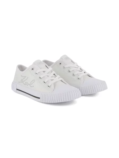 Sneakersy dziecięce Karl Lagerfeld białe