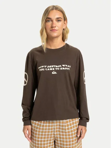 Quiksilver Bluza Standard  rjava