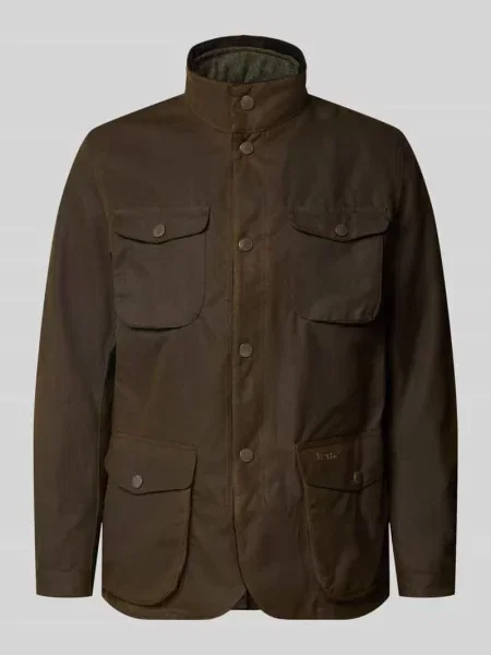 Kurtka Barbour w kratę z twillu oliwkowa