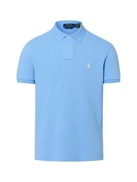 Polo Ralph Lauren Koszulki Mężczyzna M Koszulka Polo z Krótkim Rękawem Piqué niebieski