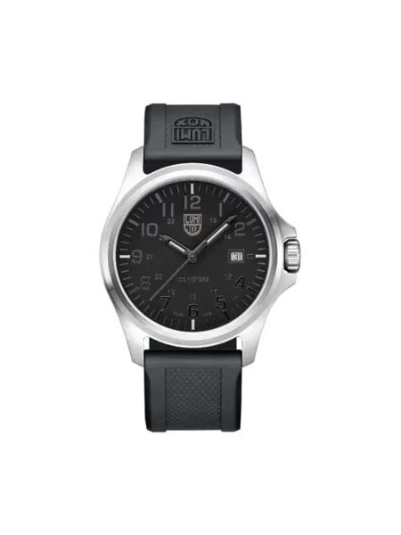 Lniany zegarek Luminox czarny