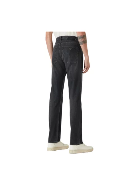 Jeansy Emporio Armani czarne