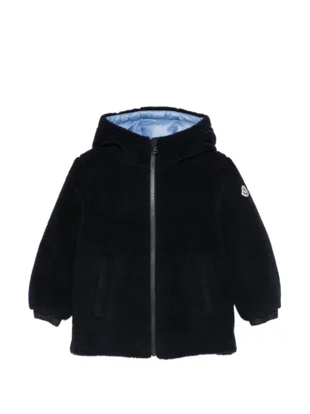 Kurtka dziecięca Moncler Enfant niebieska