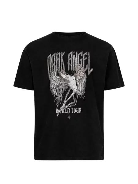 Tricou John Richmond cu imagine negru