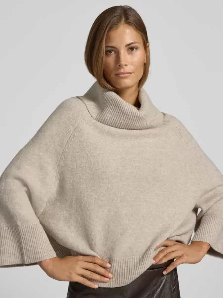 Comma Golf Z Rękawami beige beżowy