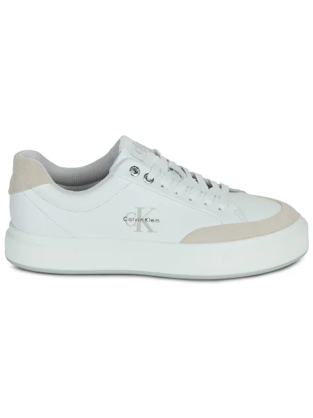 Sneakers Calvin Klein Basket Cupsole Laceup Lth Mix alb