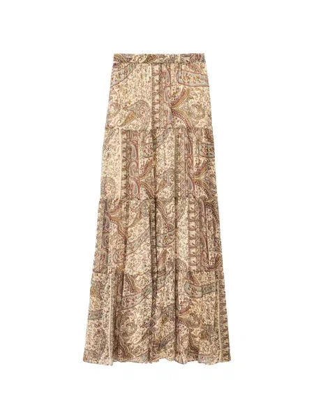 Fusta maxi Ba&sh cu imagine cu model paisley