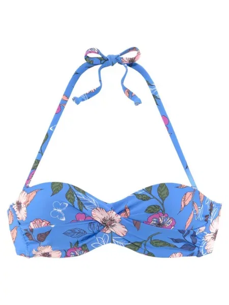 S.Oliver Sutien costum de baie albastru / verde închis / roz bej