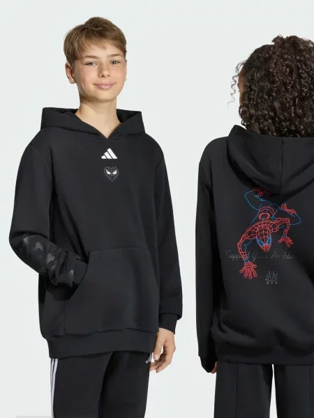 Детское худи Adidas черное