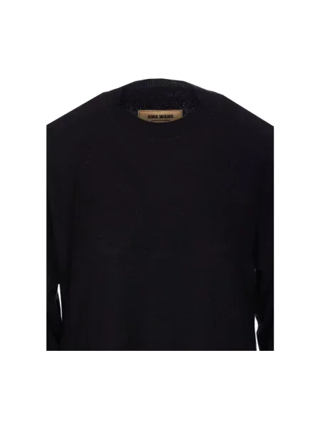 Sweter z golfem Uma Wang z kaszmiru czarny