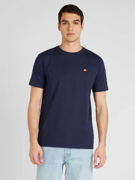 ELLESSE Marškinėliai Cassica tamsiai mėlyna / oranžinė raudona