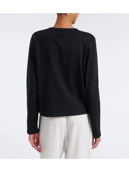Tricou Leset din jerseu negru