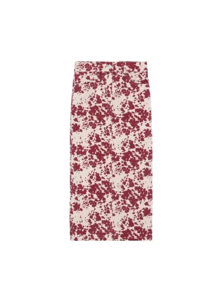 Scalpers Fustă / roșu bej