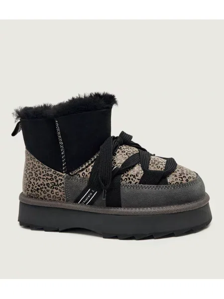 EMU Australia Bocanci Blurred Micro Patchwork Leo | shearling | zamsz