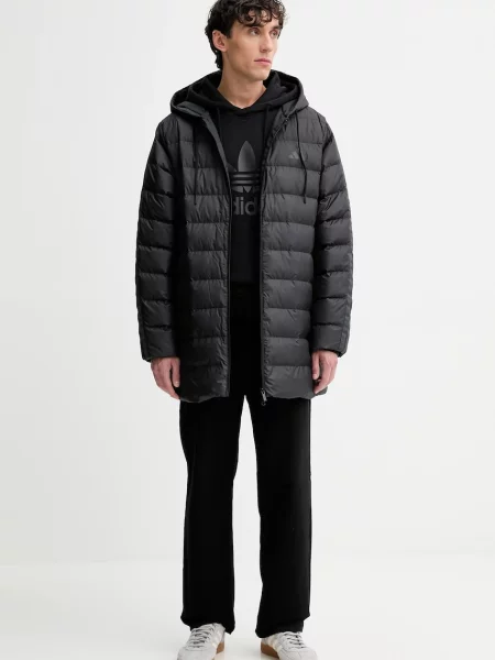 Pernata jakna adidas Essentials Climawarm za prijelazno razdoblje crna