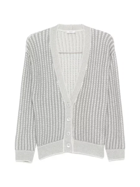 Cardigan Peserico tricotate gri