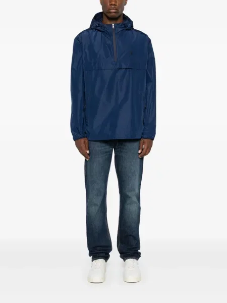 Поло тениска Polo Ralph Lauren бродирана синьо