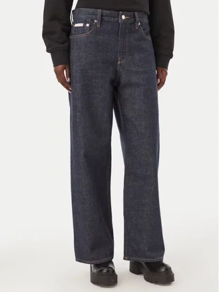 Calvin Klein Jeans Дънки Тъмносин Baggy Fit