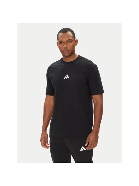 ADIDAS SPORTSWEAR Sportiniai marškinėliai Essentials / balta juoda