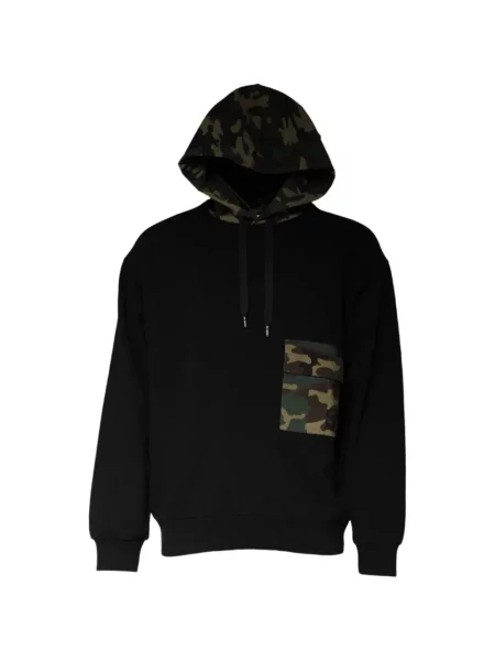 Hanorac cu glugă Dolce & Gabbana cu imagine cu model camuflaj negru