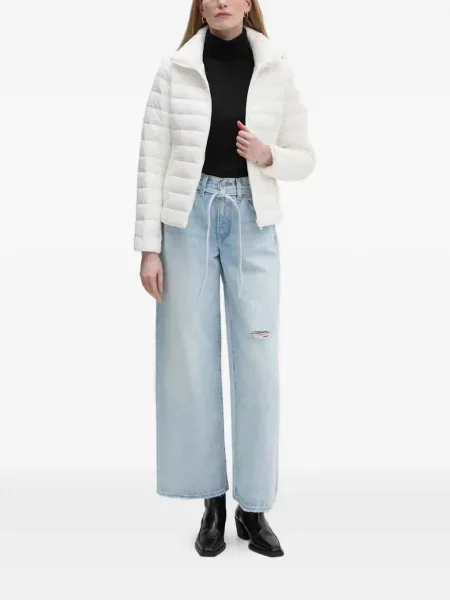 Retro lepršave traperice Levi's® lepršave s izlizanim efektom plava