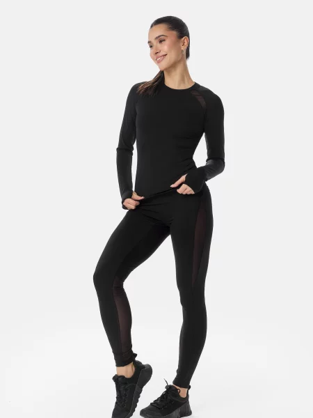 Női edző leggings Cardio Bunny black. Méret: M fekete