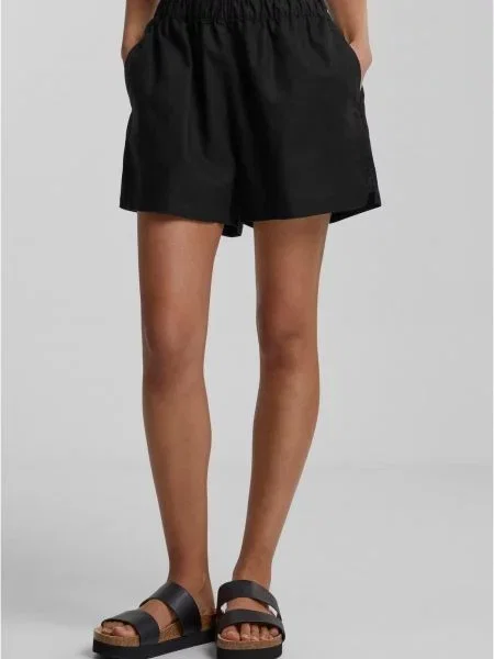 Lniane krótkie szorty Uc Ladies czarne