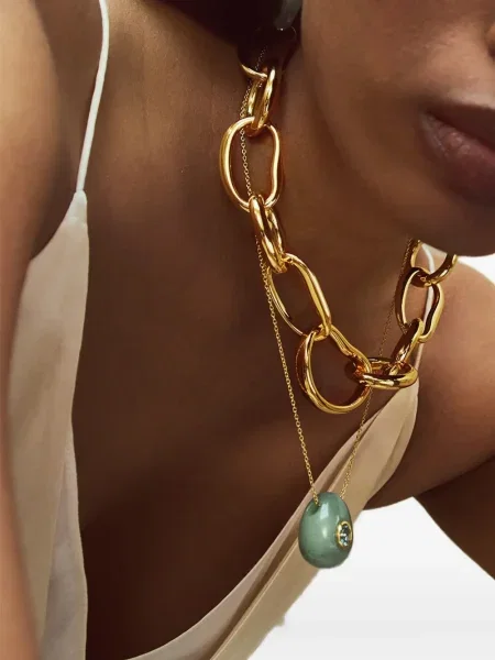 Обеци Lizzie Fortunato зелено