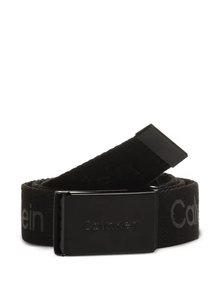 Pasek dziecięcy Calvin Klein czarny