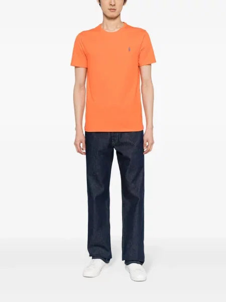 Поло тениска Polo Ralph Lauren бродирана жълто