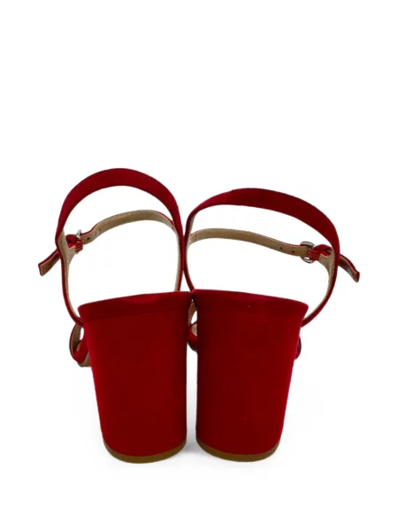 Sandale Stuart Weitzman cu bretele roșu