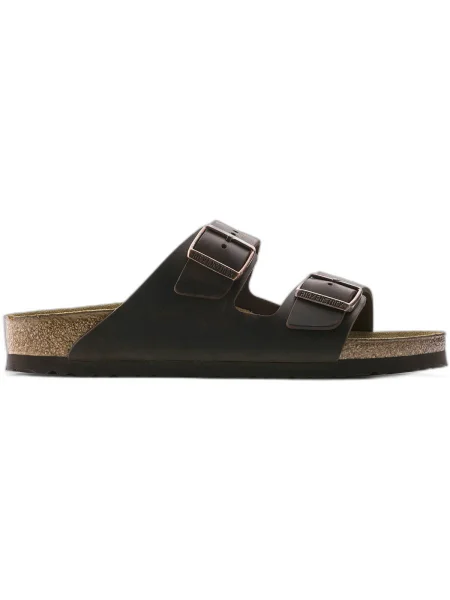 Kožené šľapky Birkenstock biela
