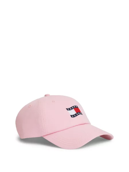 Tommy Jeans Șapcă bleumarin / roz / roșu alb