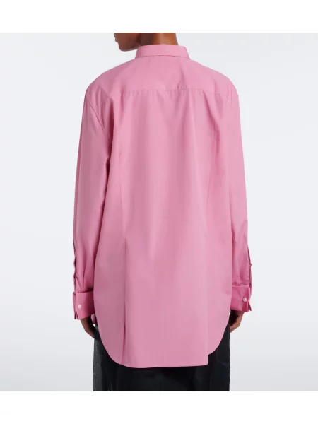 Cămașă Prada din poplin roz