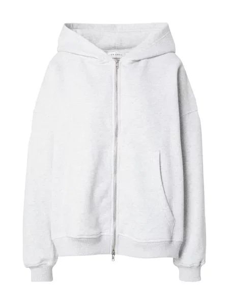 OH APRIL Športová mikina so melírovaná sivá