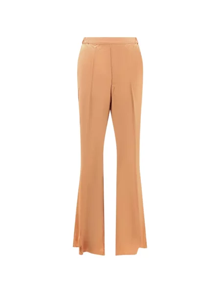 Pantaloni Mes Demoiselles evazate portocaliu