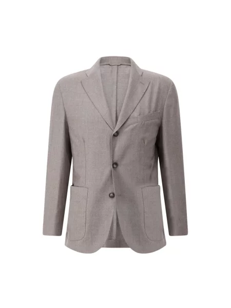 Eton Marynarka Slim Fit beige szara