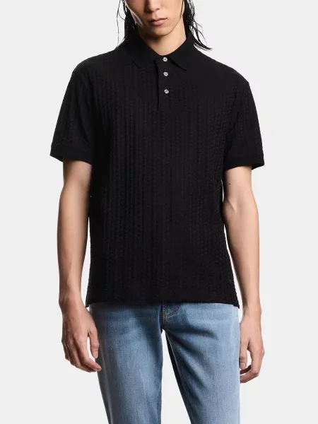 Поло Emporio Armani чорний